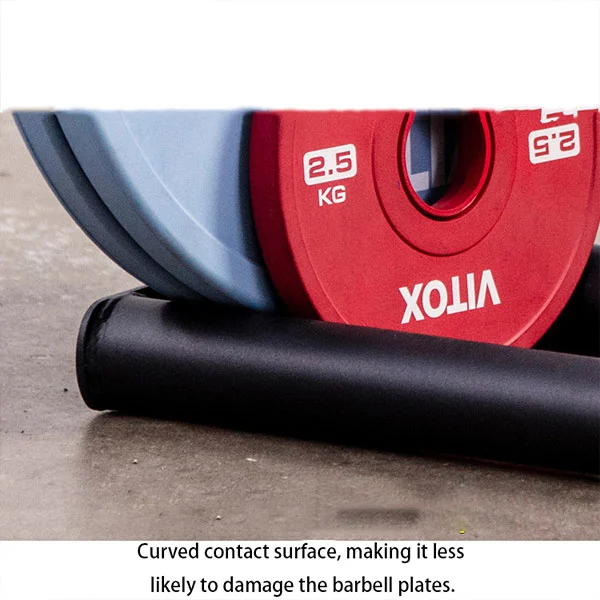 Metal Mobile Barbell Plate Storage And Display Rack