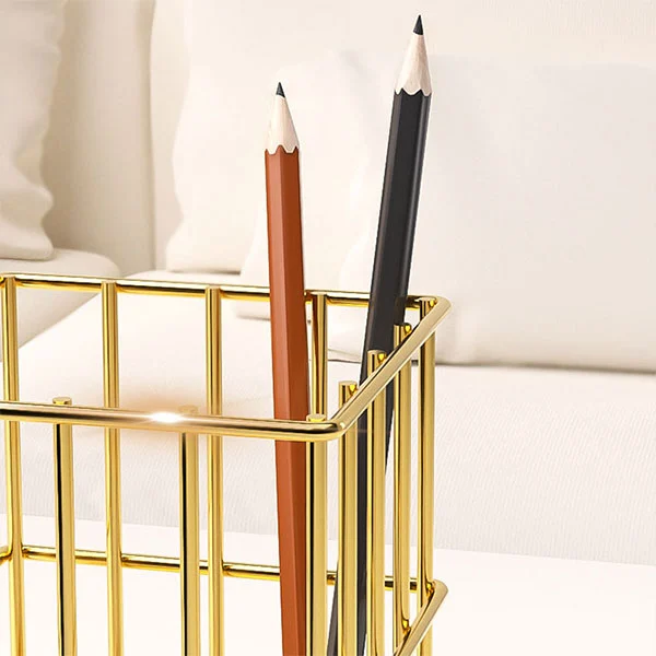 Office Desk Metal Pen Holder